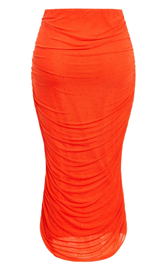 Kiera Skirt - tangerine, ORANGE, alternate image number null