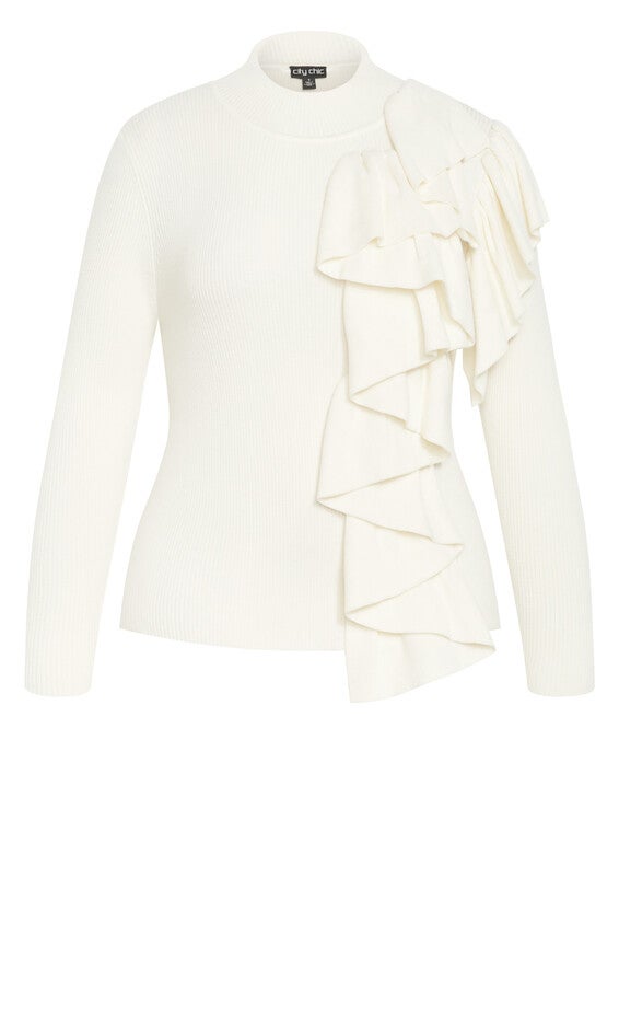 Amira Sweater - ivory, BEIGE, alternate image number 4