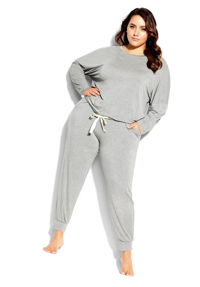 Molly Sleep Top - gray, GREY, hi-res image number 0