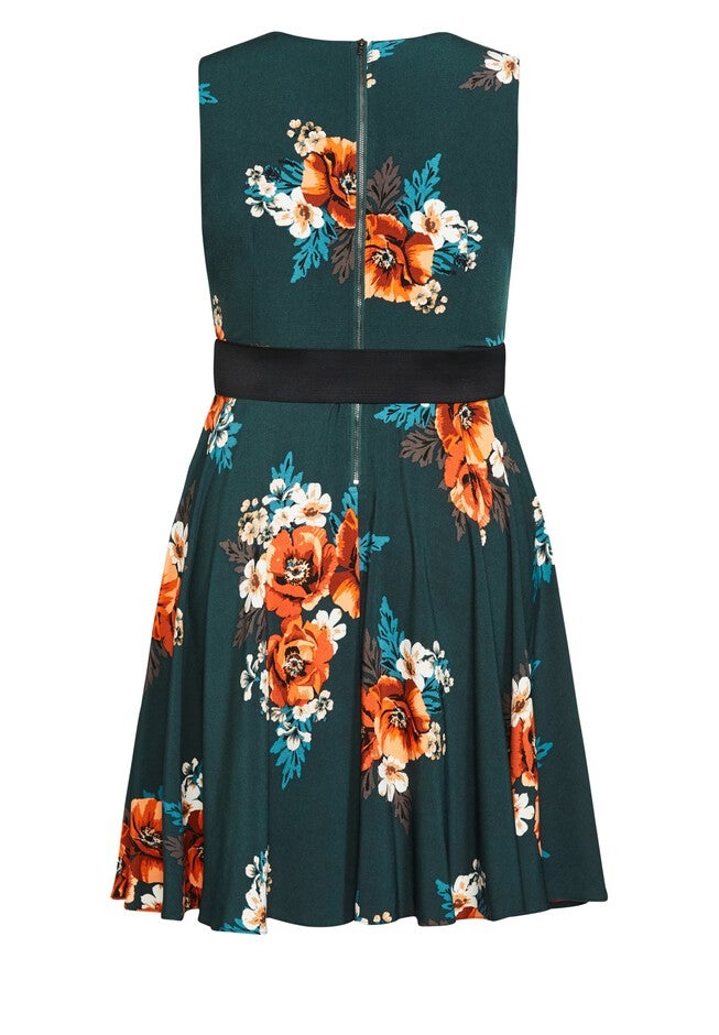 Angelica Dress - emerald, GREEN, alternate image number null