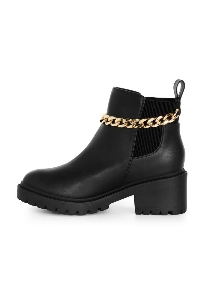 Amelia Ch Ankle Boot, BLACK, alternate image number null