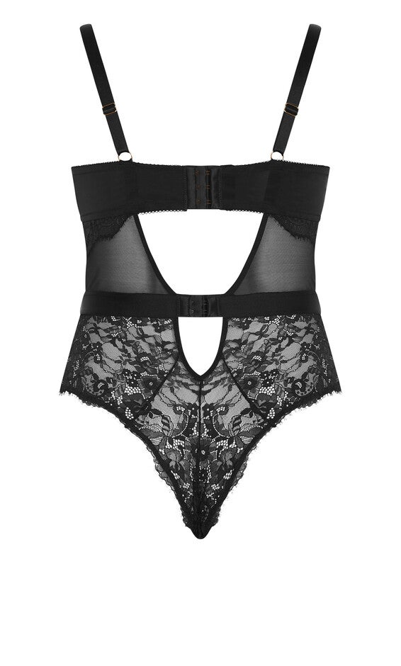 Josephine Bodysuit - black, BLACK, alternate image number 4