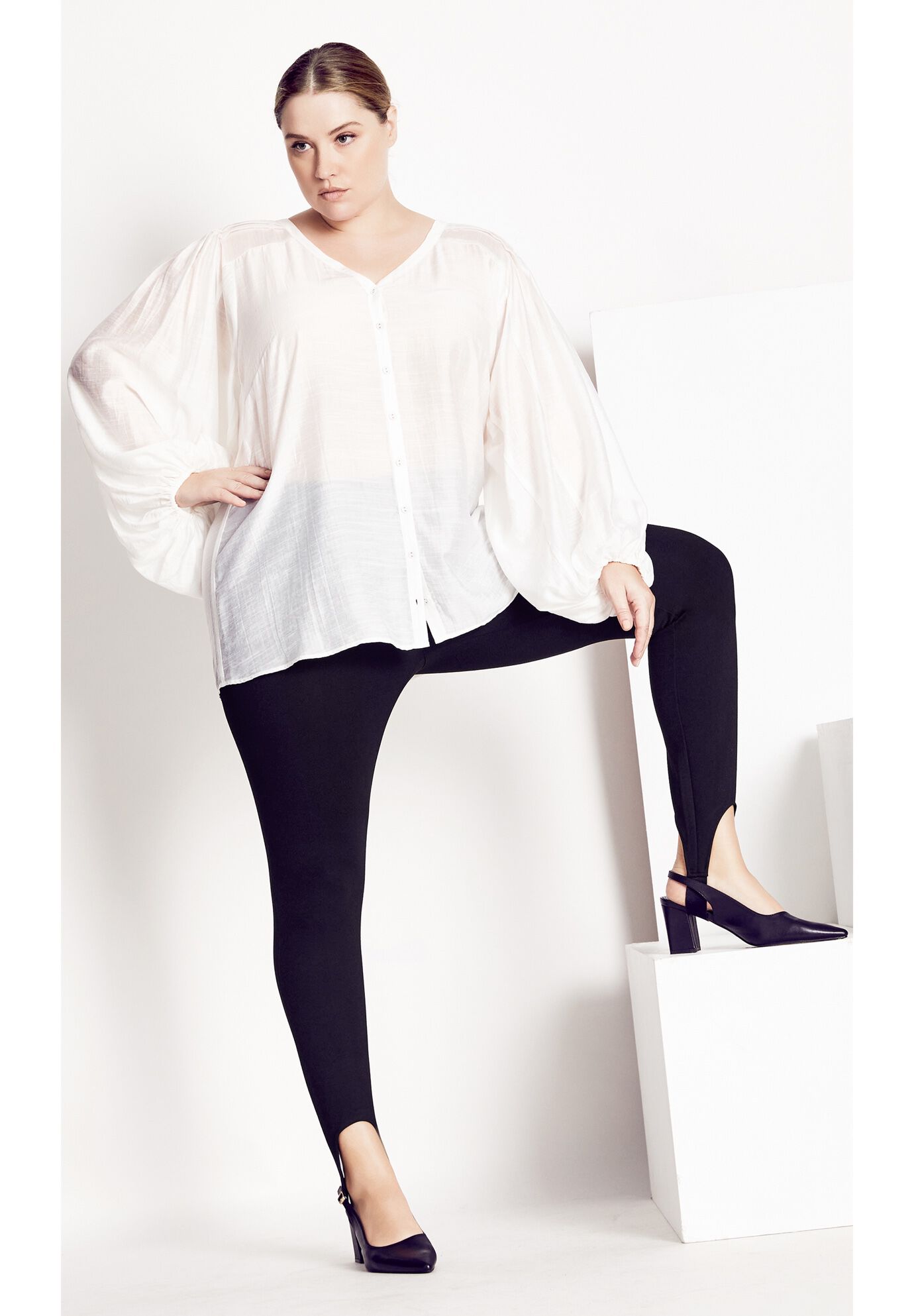 Ella Top - ivory, WHITE, alternate image number 6