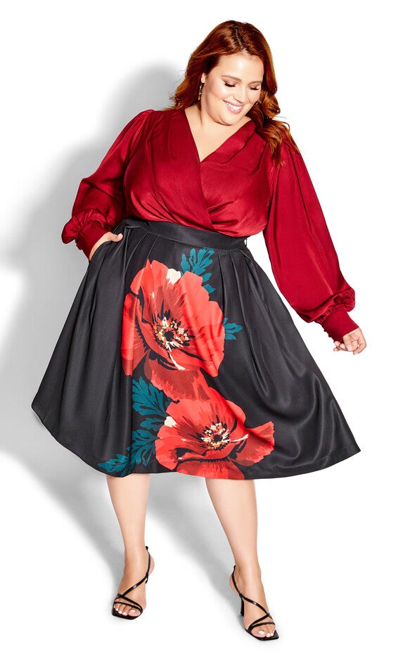 Abigail Skirt - red, BLACK, alternate image number 4