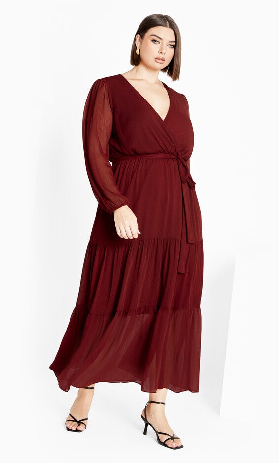 Xander Maxi Dress - cabernet, CABERNET, alternate image number null