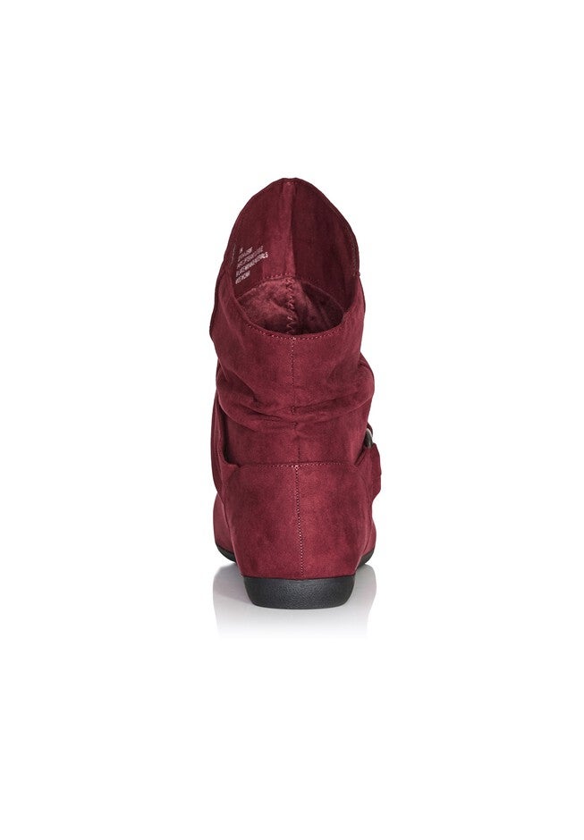 Serena Wide Width Ankle Boot, BURGUNDY, on-hover image number null