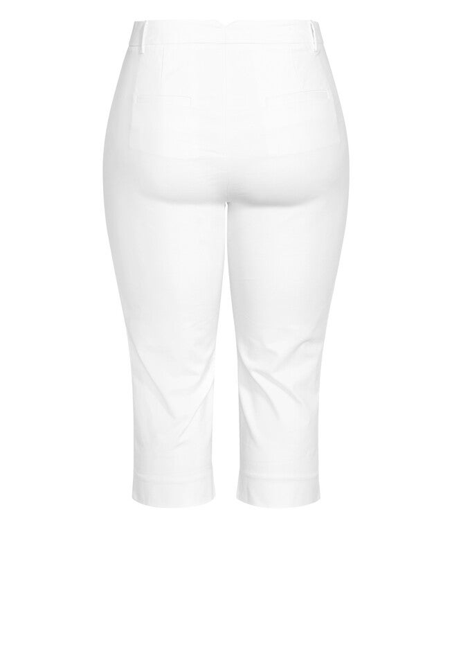 Blake Crop Pant - white, WHITE, alternate image number 3