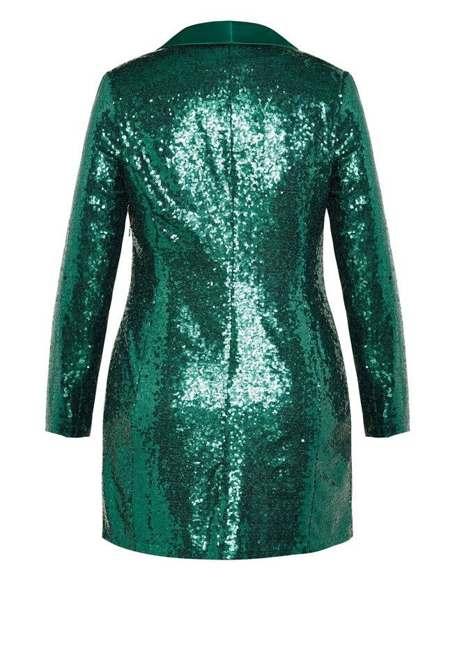 Eve Dress - emerald, GREEN, alternate image number null