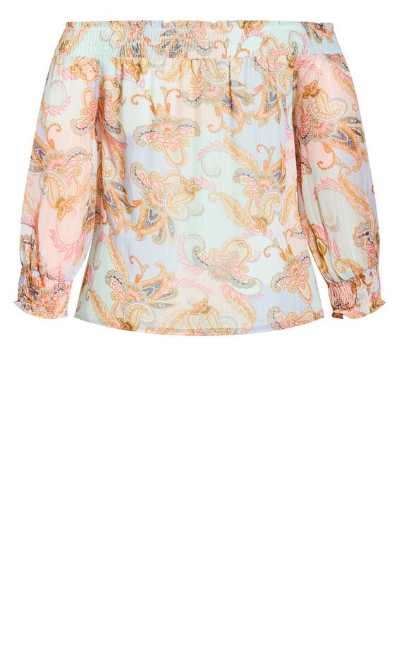 Painterly Floral Top - lilac, PURPLE, alternate image number null