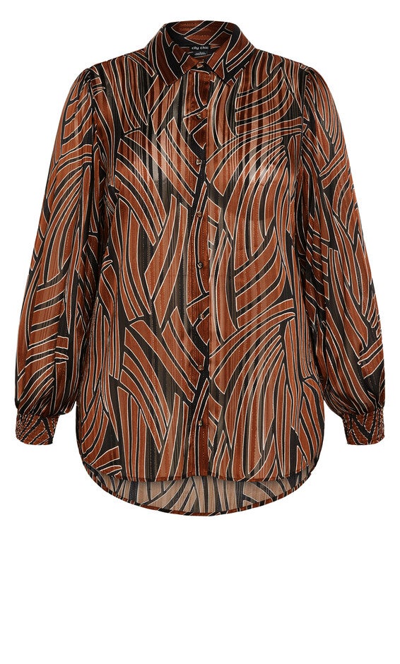 Madelyn Shirt - brown, BLACK, alternate image number 4