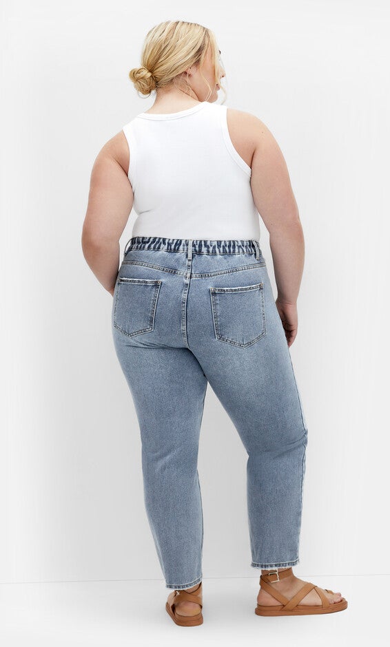 Harley Adelyn Crop Jean - light wash, BLUE, alternate image number 3