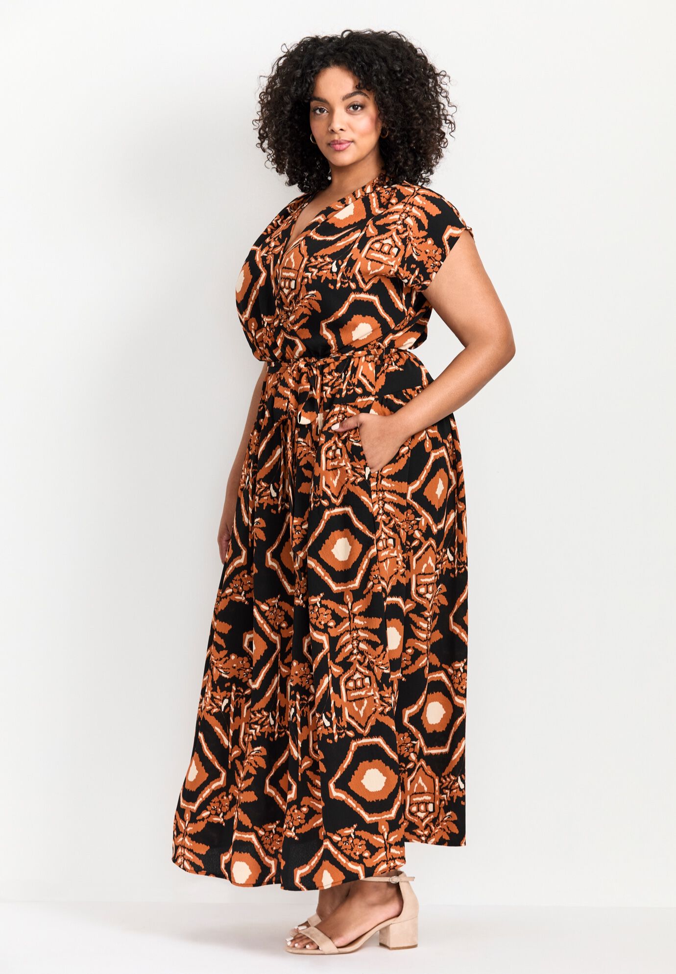 Havana Maxi Dress - Navy Blue main image 0