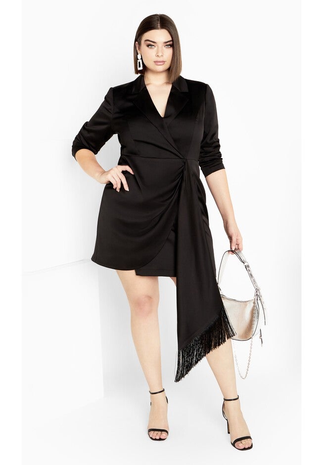 Elora Dress - black, BLACK, hi-res image number null