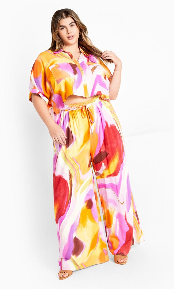 Esme Print Shirt - yellow, SUMMER, alternate image number null