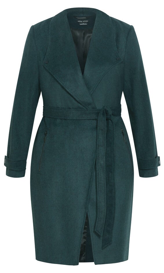 Isabella Coat - emerald, GREEN, alternate image number null