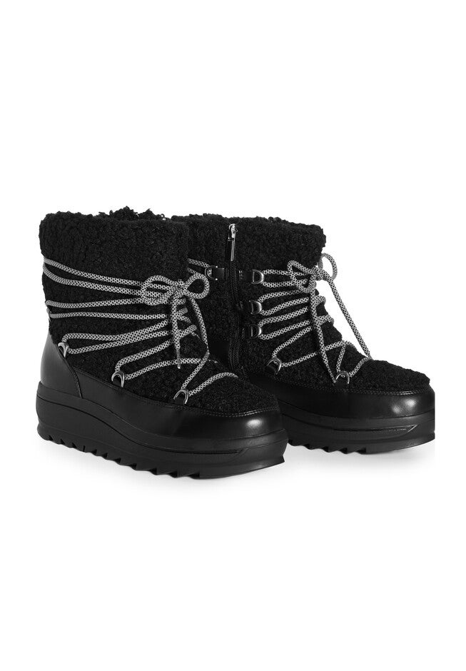 Darby Faux Fur Cold Weather Boot, BLACK, alternate image number 5