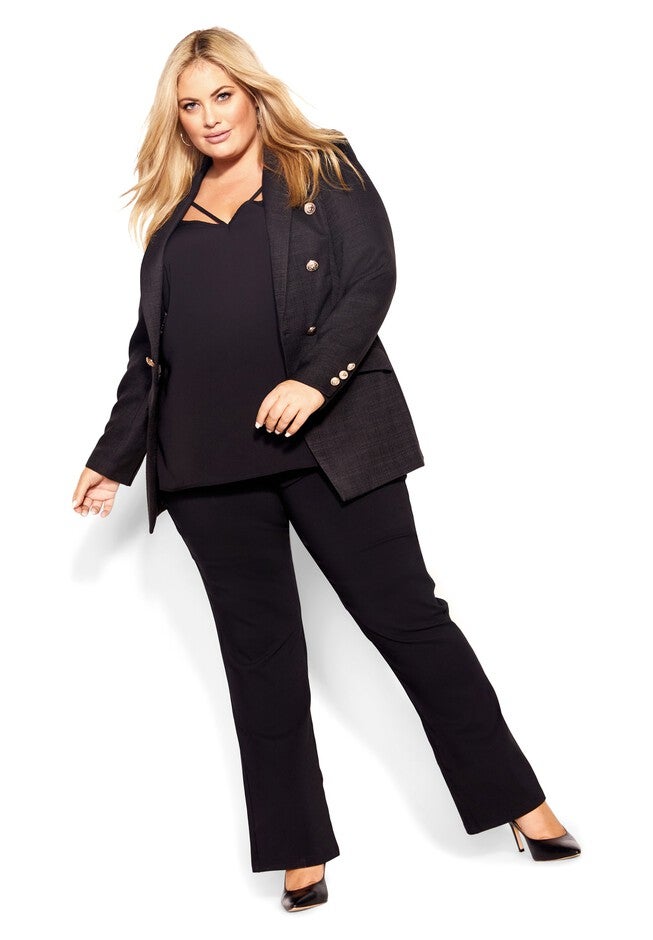 Smart Bengaline Pant - black, BLACK, on-hover image number null