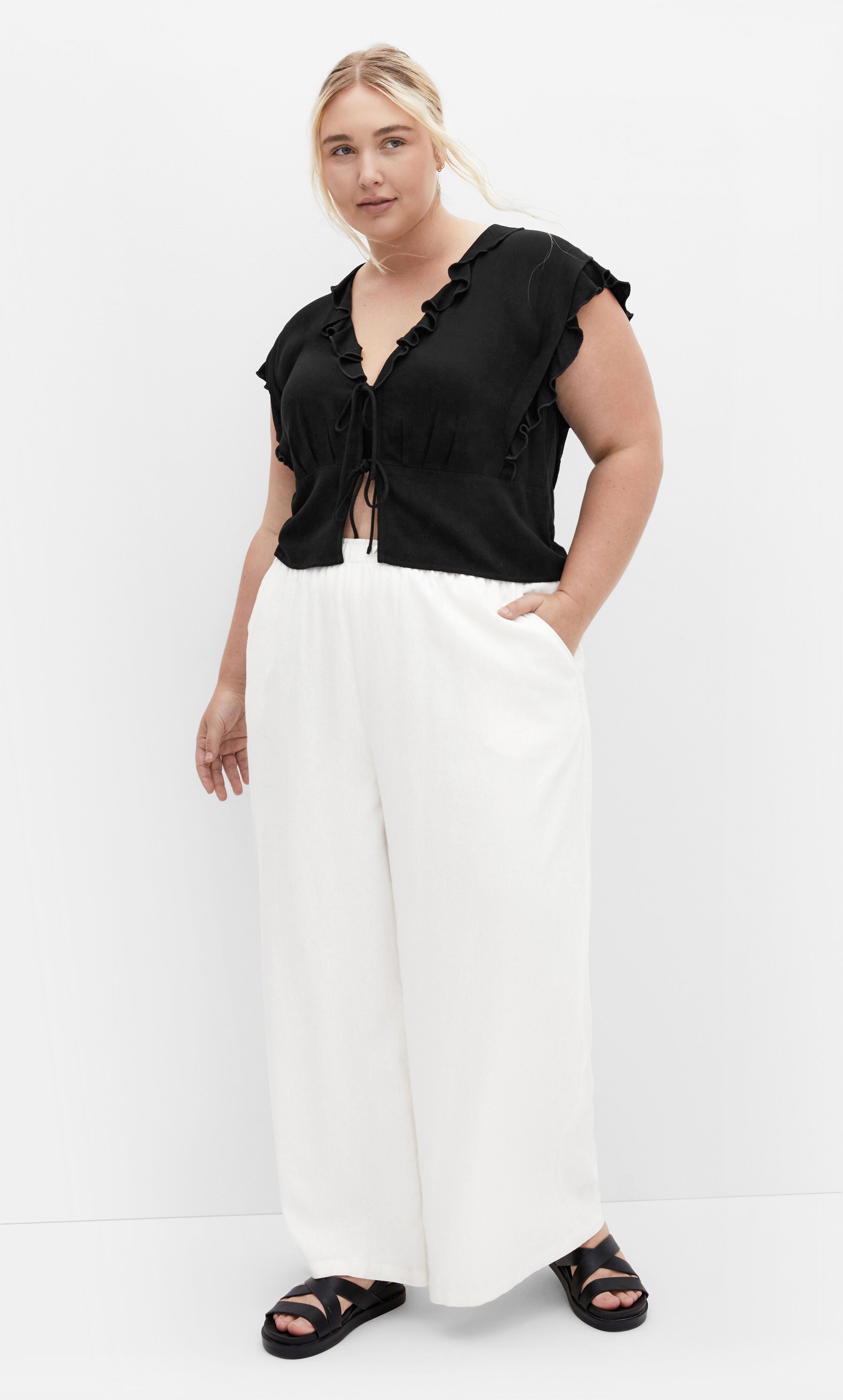 Spring Love Top - black, BLACK, alternate image number 1