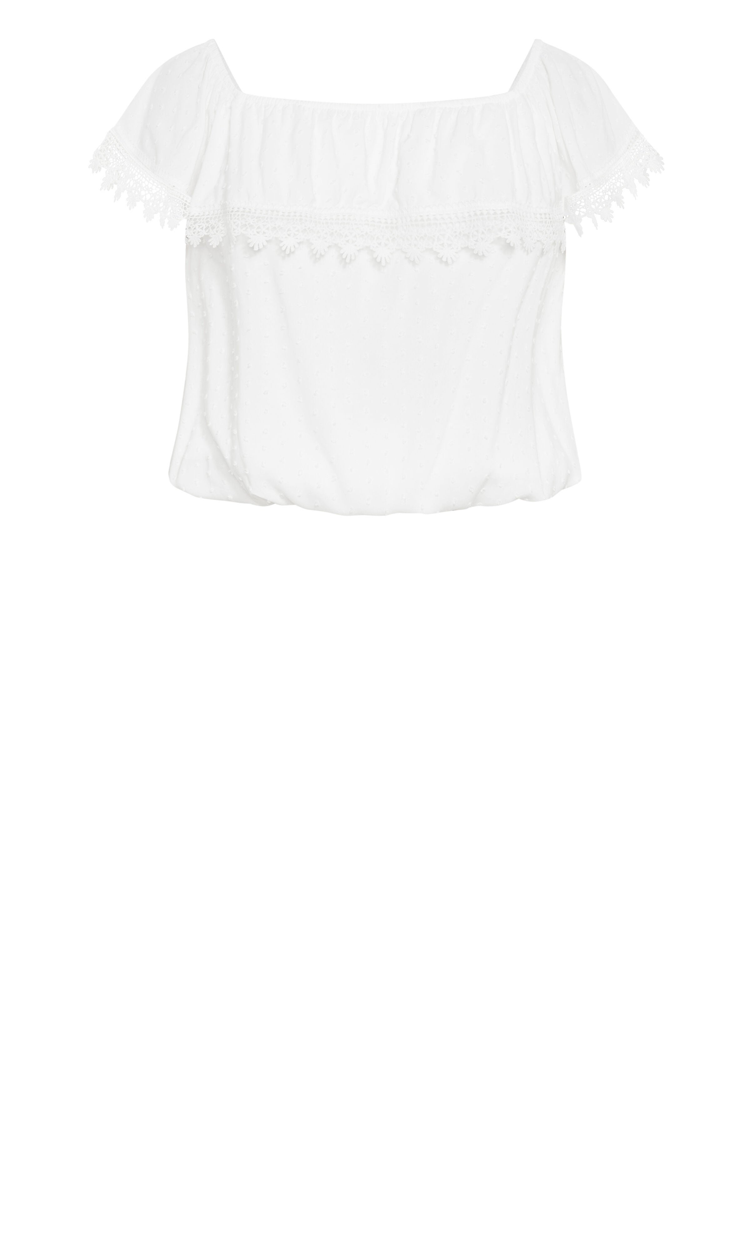 Spot Sara Top - ivory, WHITE, alternate image number 3