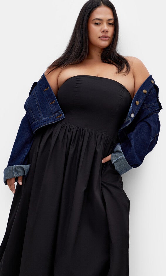 Alina Maxi Dress - black, BLACK, alternate image number null