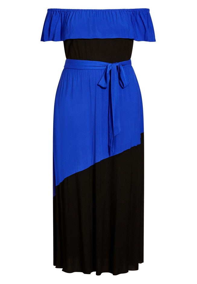 Colourburst Maxi Dress - cobalt, BLUE, alternate image number 2
