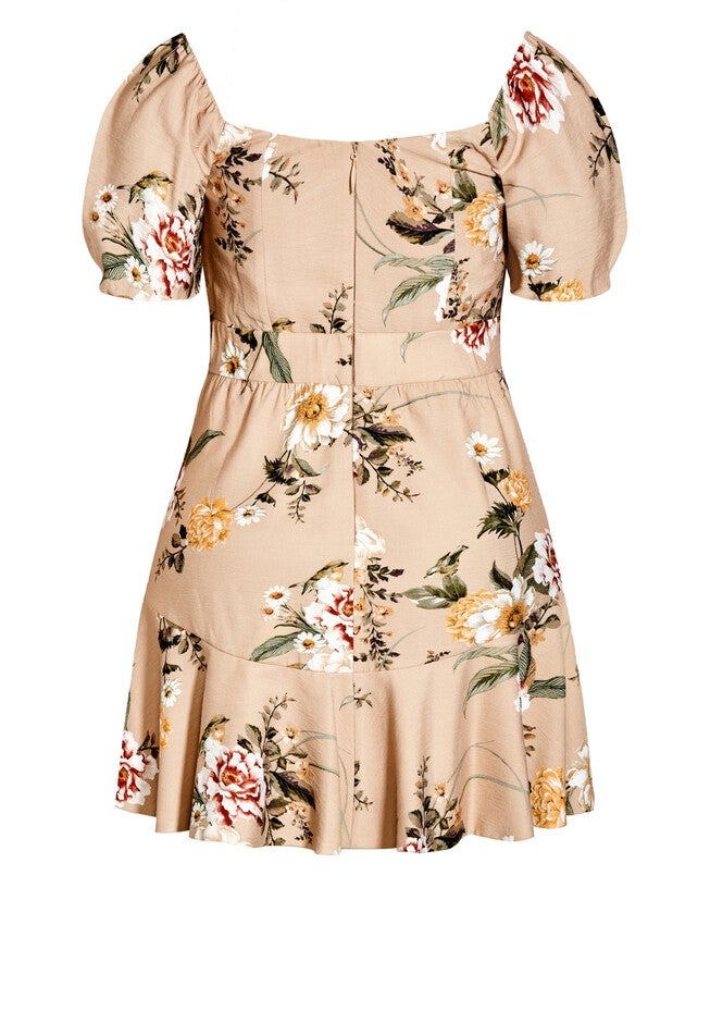 Finch Floral Dress - ivory, WHITE, alternate image number 3