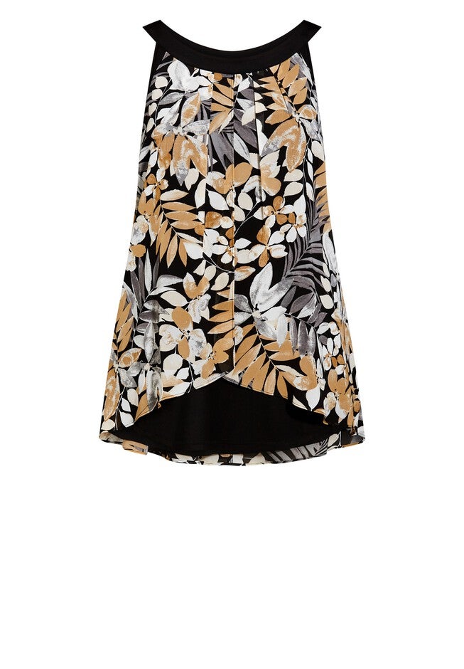 Exotic Overlay Tunic, IVORY TROPICS, alternate image number null