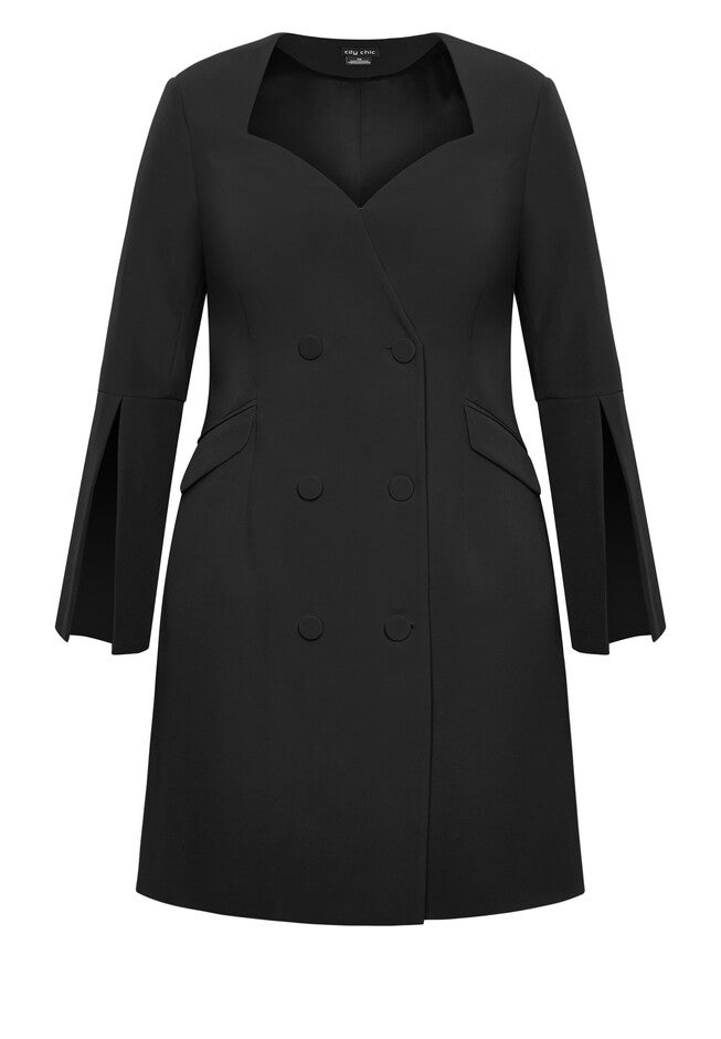 Kallie Dress - black, BLACK, alternate image number null