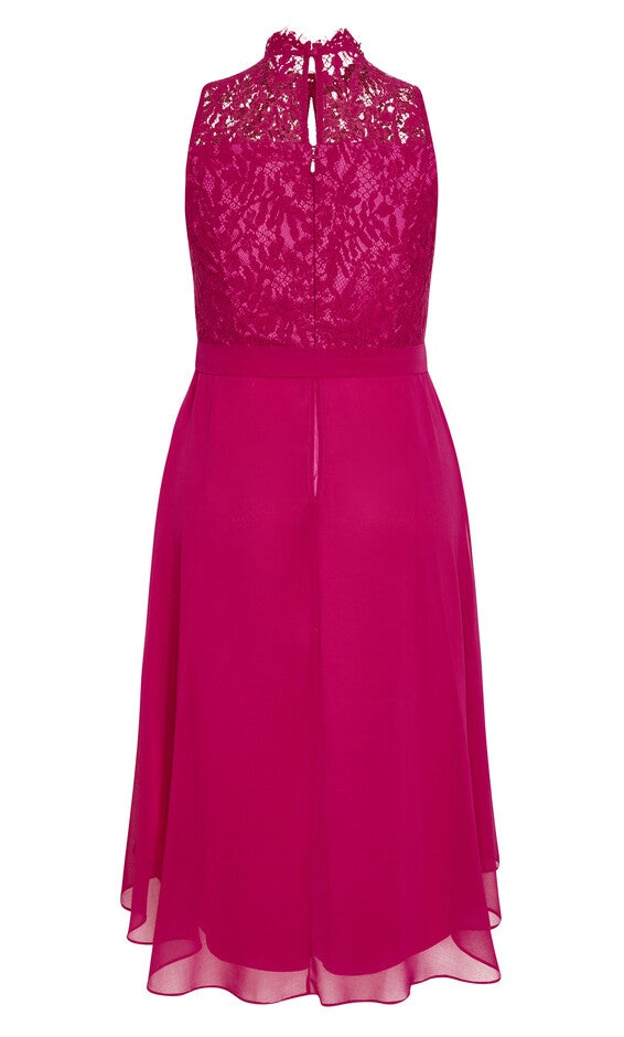 Hi Lo Lover Dress - sangria, ORANGE, alternate image number 5