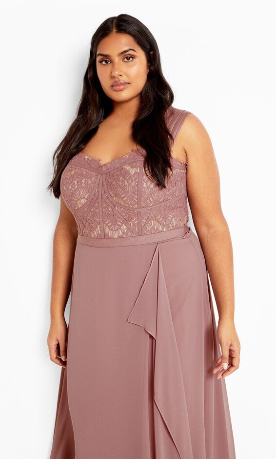 Sweet Evie Maxi Dress - rose, PINK, alternate image number null