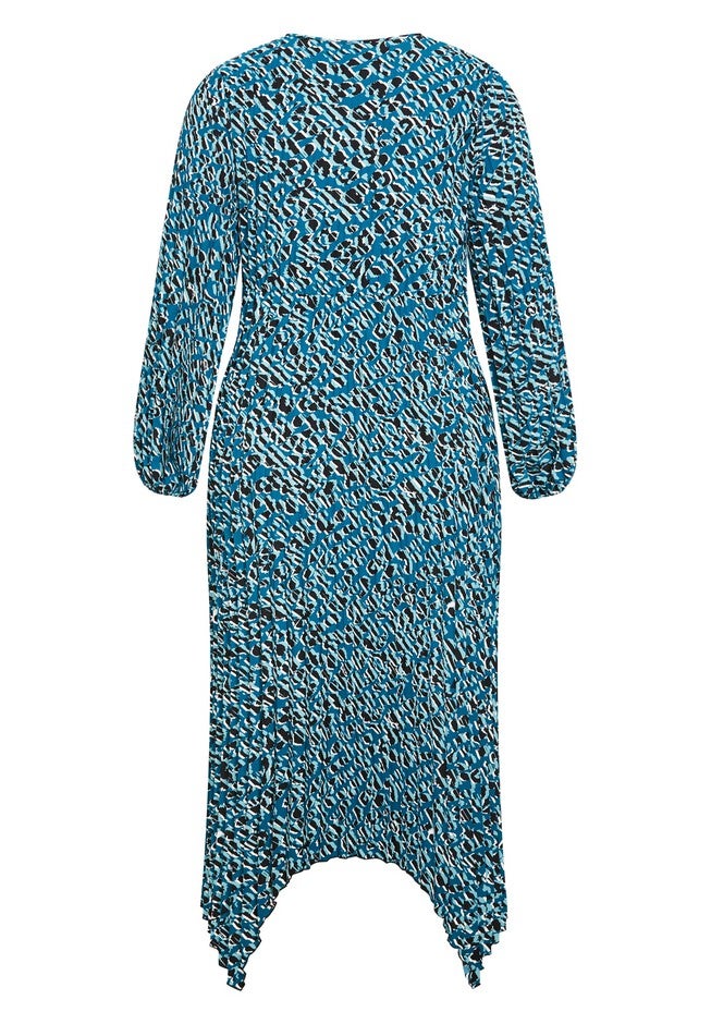 Eve Pleat Print Dress, NOUVEAU, alternate image number 2