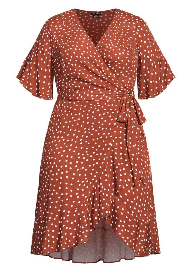 Lover Spot Dress - toffee, BROWN, alternate image number null