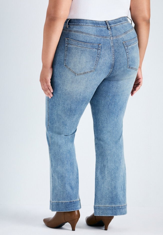 Emmy Wide Leg Jean, LIGHT WASH, on-hover image number null