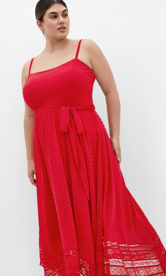 Flirty Nature Dress - red, RED, alternate image number null