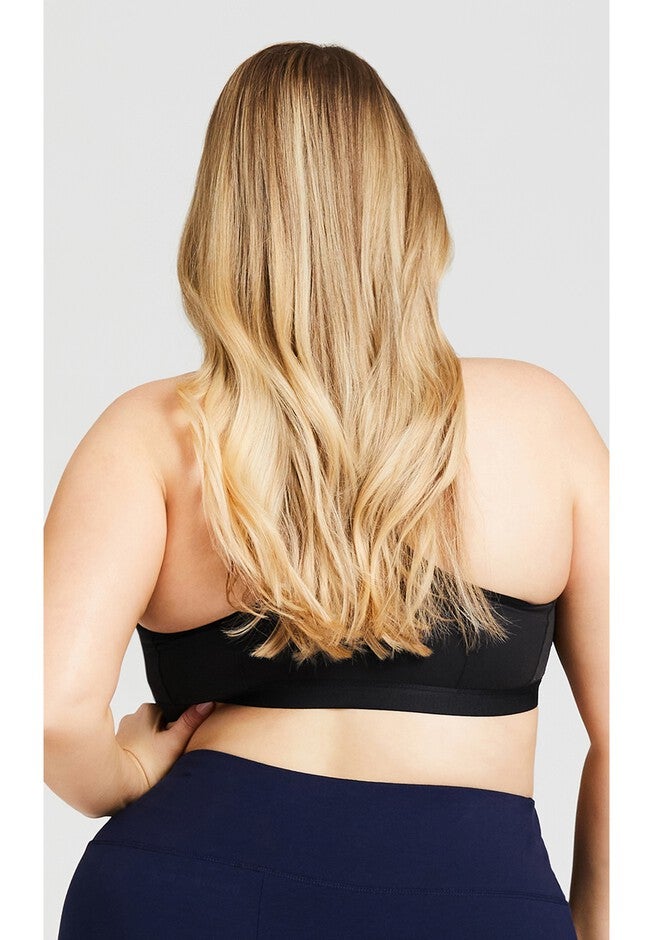 Sports Bra, BLACK, on-hover image number 1