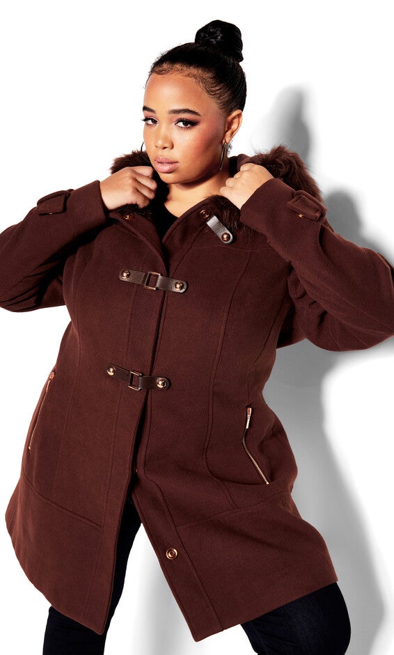 Wonderwall Coat - truffle, BROWN, alternate image number null