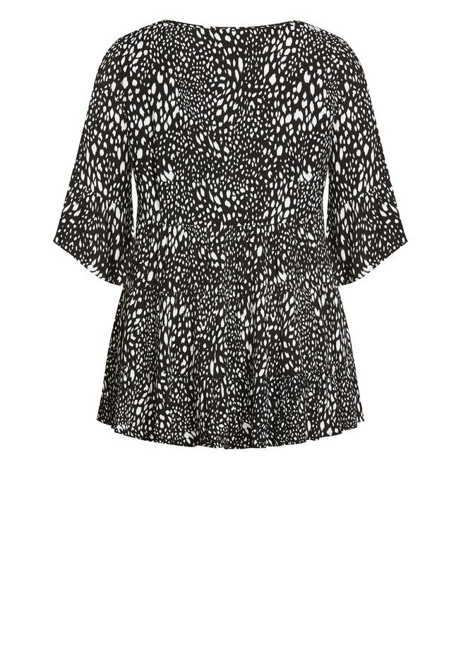 Lizzie Tiered Tunic, ANIMAL, alternate image number null