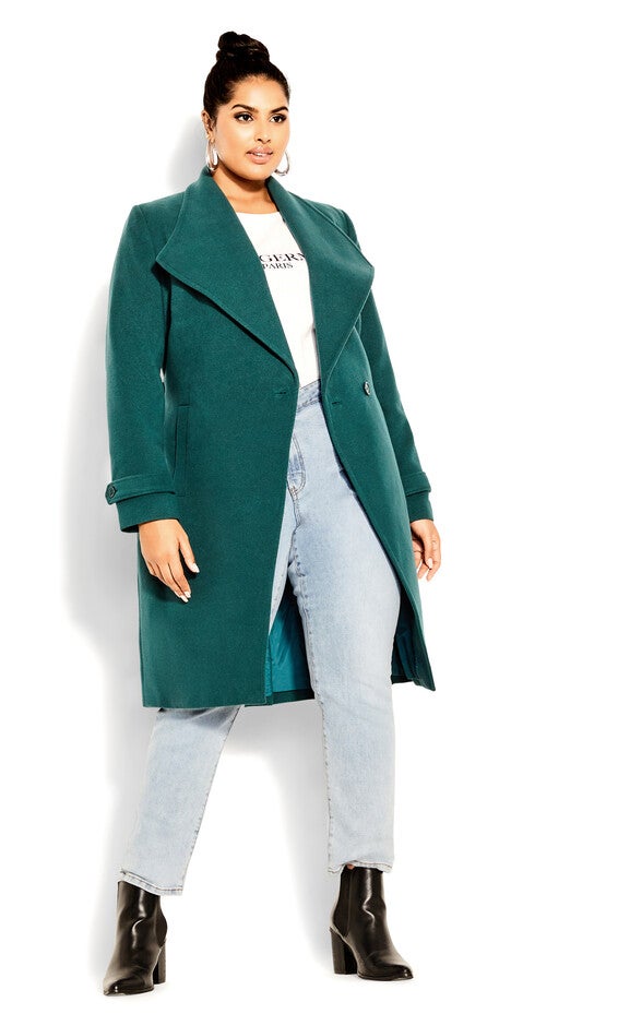 So Chic Coat - alpine, GREEN, alternate image number 3