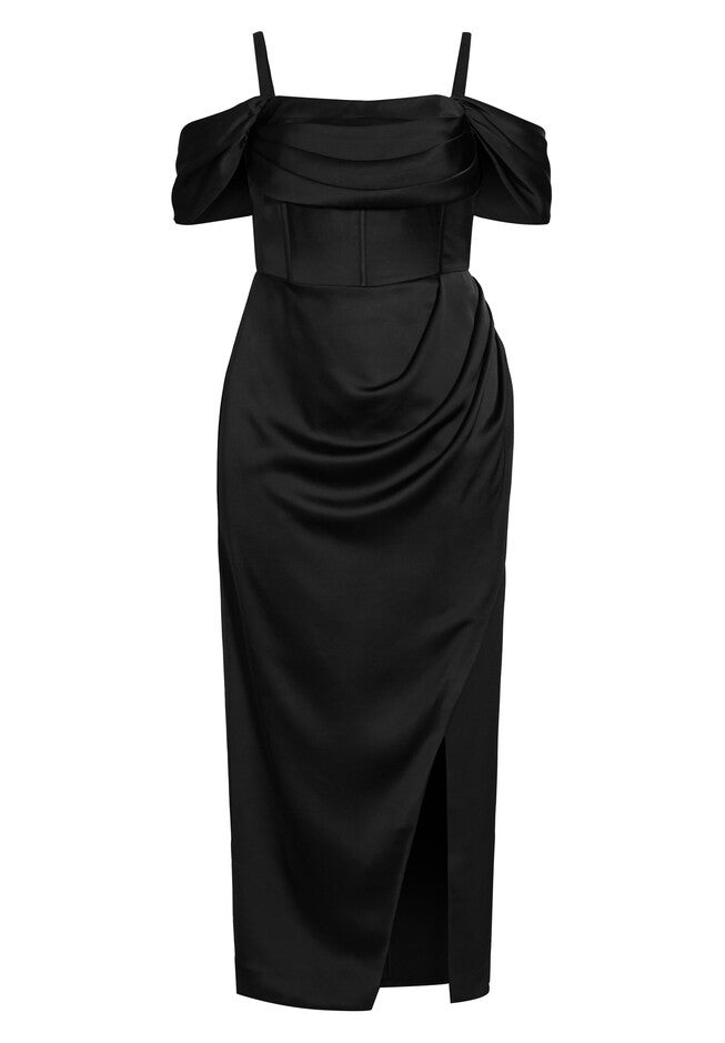 Forbidden Love Maxi Dress - black, BLACK, alternate image number null