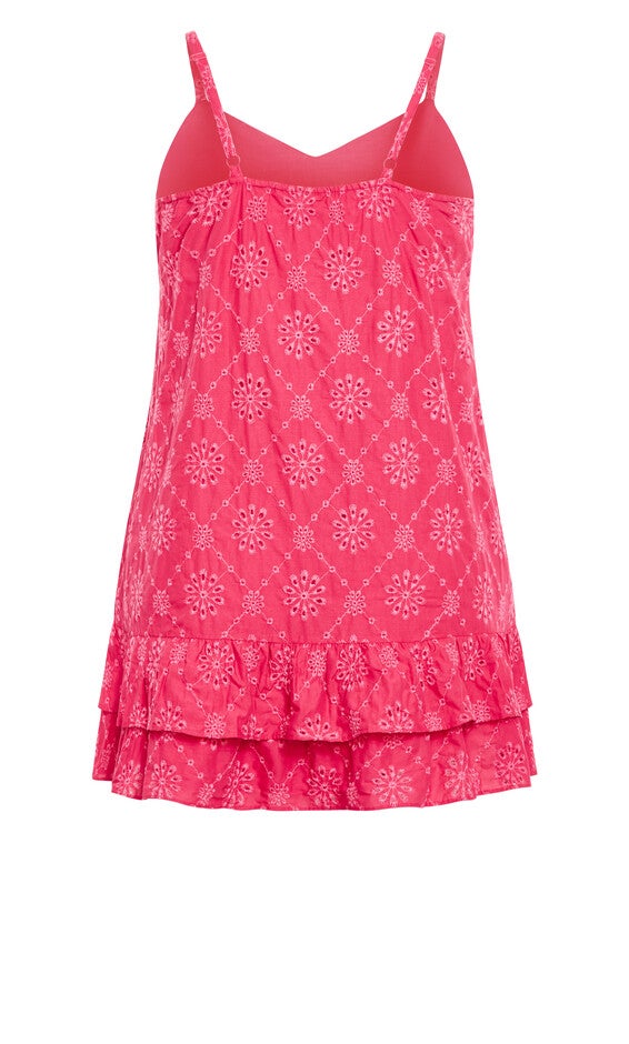 Myah Dress - pink sherbet, PINK, alternate image number 4