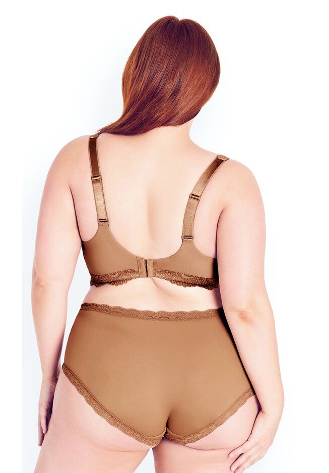 Wire Free Contour Bra - mocha, BROWN, on-hover image number null