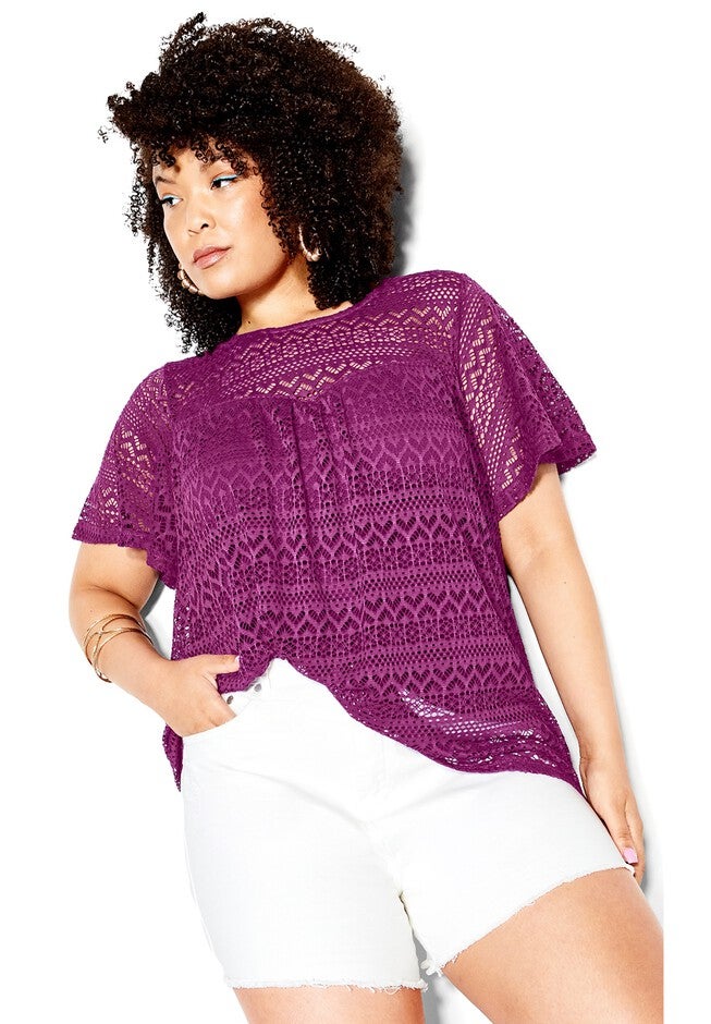 Serenity Top - magenta, PINK, alternate image number null