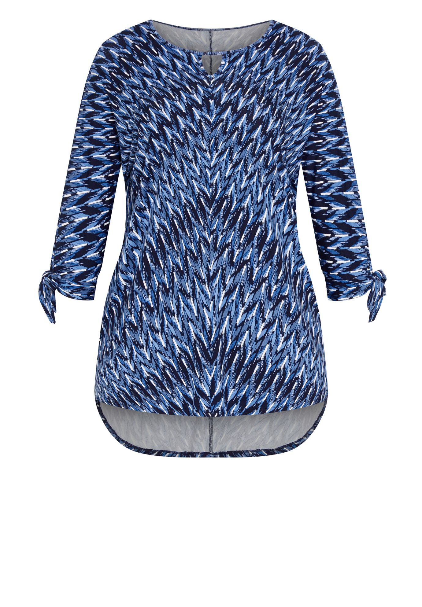 Analise Chevron Top, BLUE CHEVRON, alternate image number 2