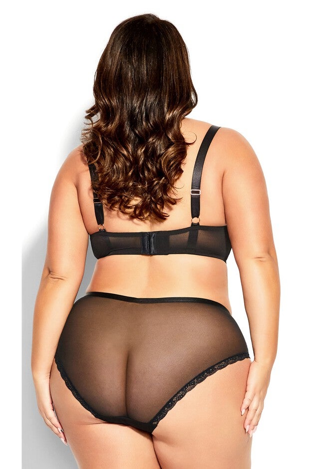 Bianca Underwire Demi Bra - black, BLACK, on-hover image number null