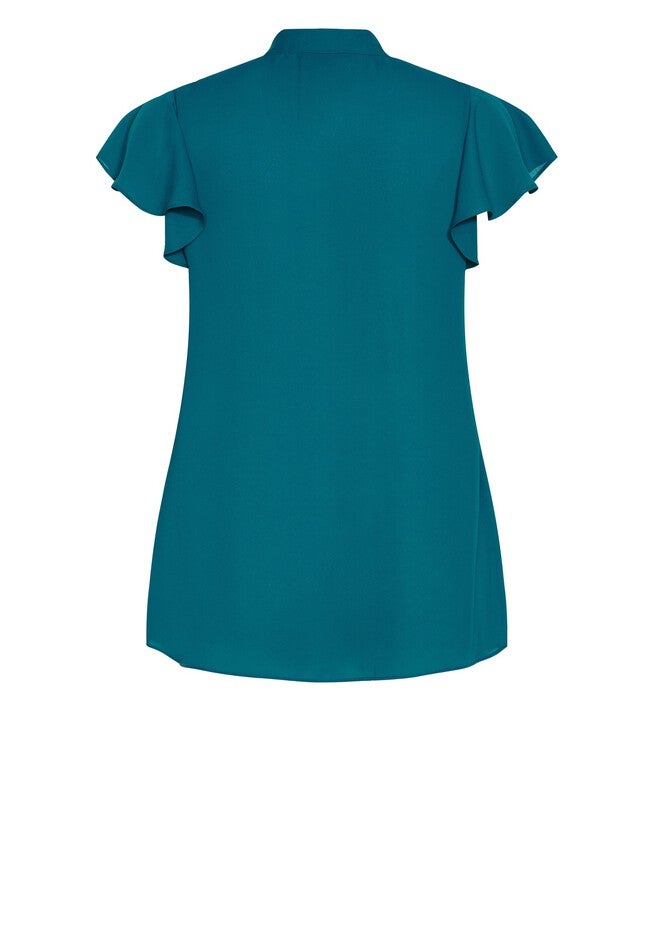 Aria Top - teal, GREEN, alternate image number 3