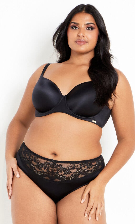 Smooth & Chic T-Shirt Bra - black, BLACK, hi-res image number 0