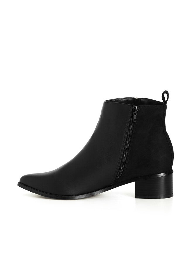 WIDE FIT Lucia Ankle Boot - black, BLACK, alternate image number null