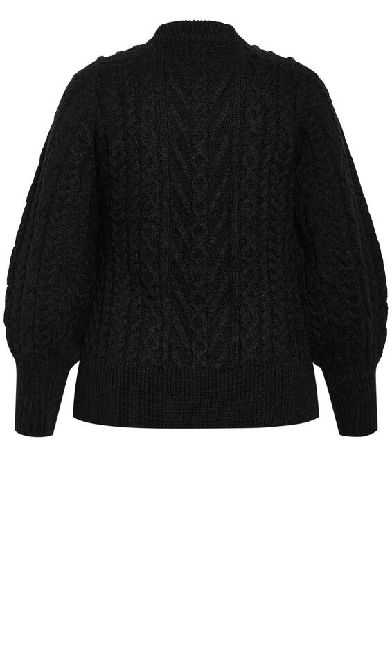 Saskia Sweater - black, BLACK, alternate image number null