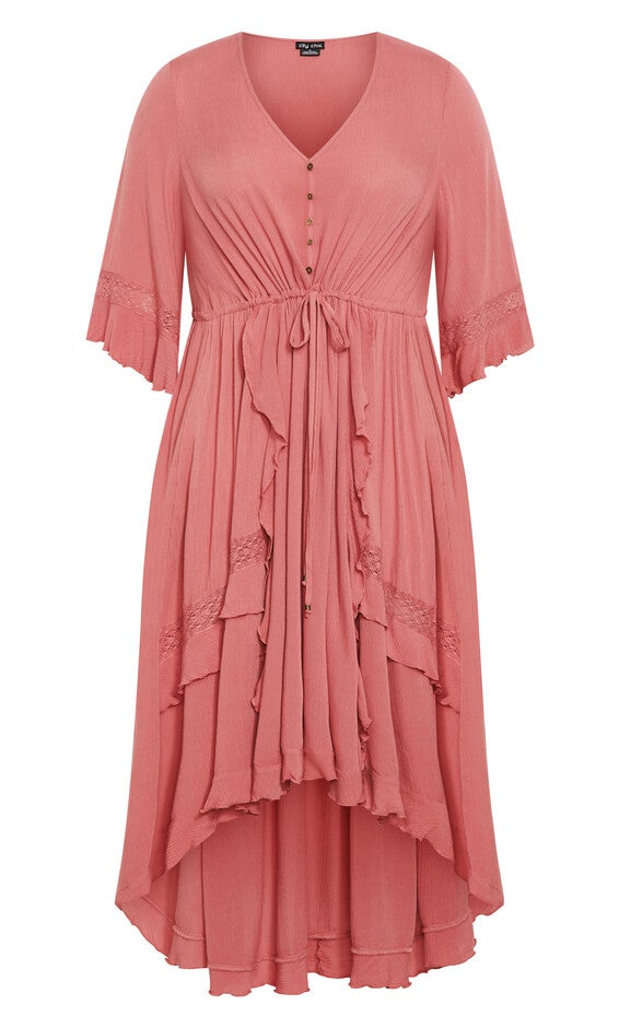 Cadence Dress - rosewood, PINK, alternate image number 3