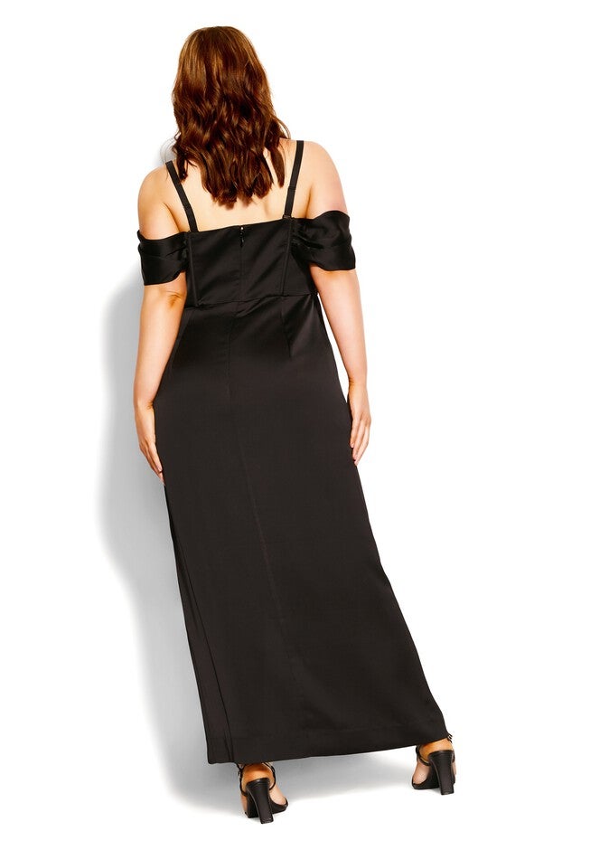 Forbidden Love Maxi Dress - black, BLACK, alternate image number null